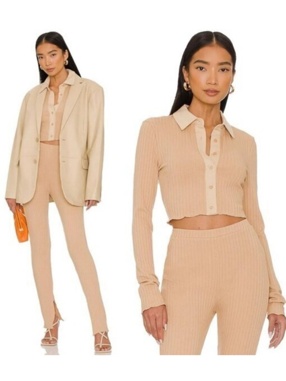 COPY - Cropped Button Down Top L’Academie